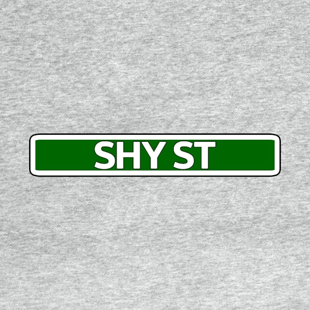 Shy St Street Sign by Mookle